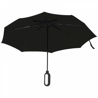 Automatic umbrella with carabiner handle