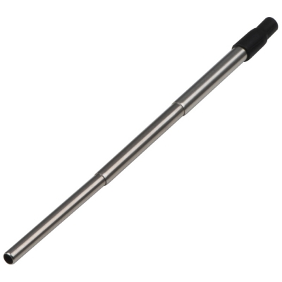 Extendable metal straw with cleaning brush