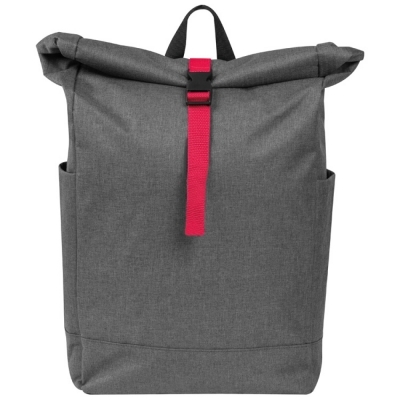 Backpack with colored applications