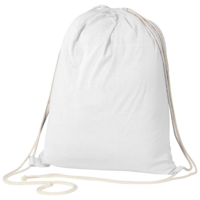 ECO Tex certified Gymbag from environmentally friendly cotton (140g/m)