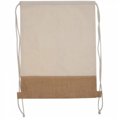 Gymbag with jute bottom