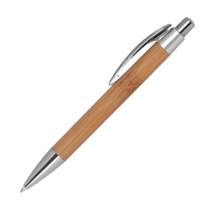 Bamboo ballpen with sharp clip