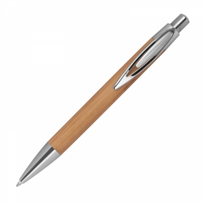 Bamboo ballpen with sharp clip