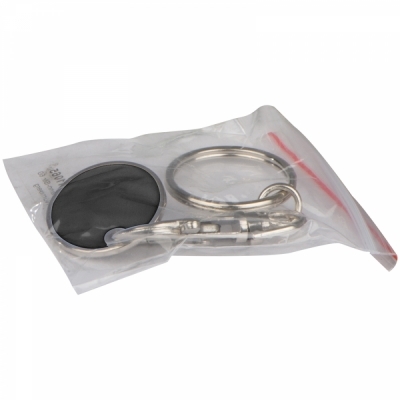 Keyring with shopping coin