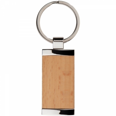 Keyring with wooden stick