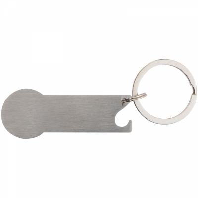 Keyring with shopping cart chip