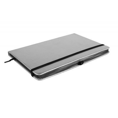Notebook in metallic colors