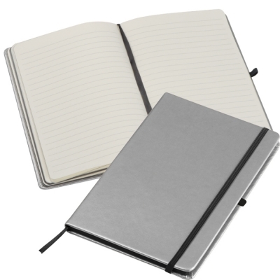 Notebook in metallic colors