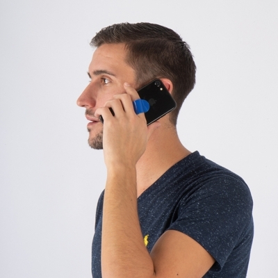 Smartphone holder with finger loop