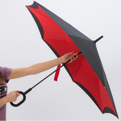 Reverse umbrella