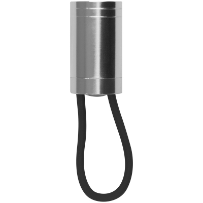 Flashlight with silicone band
