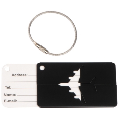 Aluminium luggage tag