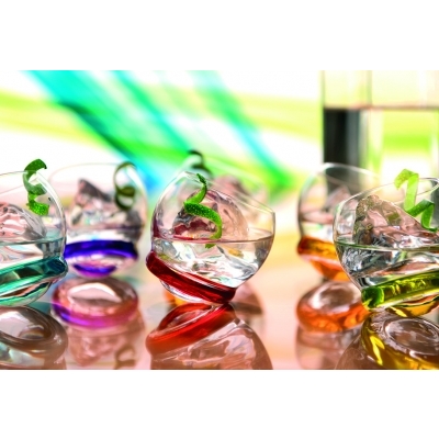 Set of 6 shot glasses Vanilla Season DILAM, 60 ml