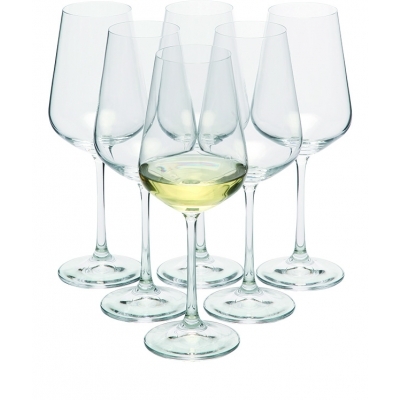 Set of 6 white wine glasses Vanilla Season MORETON 6, 250 ml