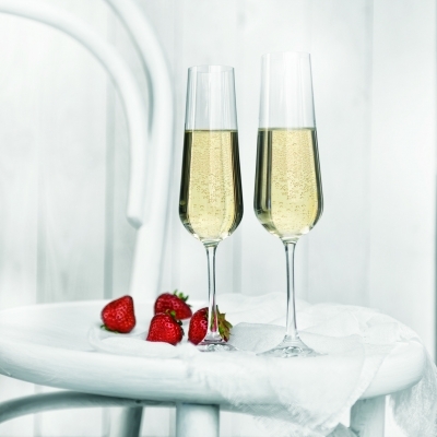 Set of 2 champagne flutes Vanilla Season WANGI, 200 ml