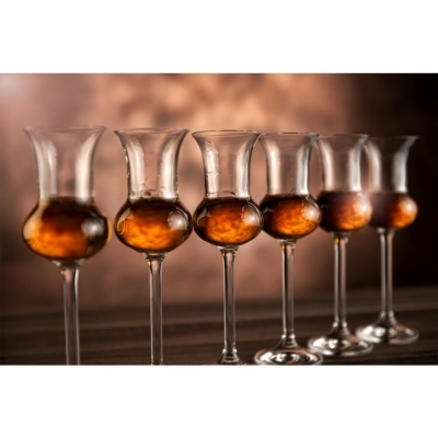 Set of 6 aperittif glasses Vanilla Season HAMEDAM 6, 85 ml