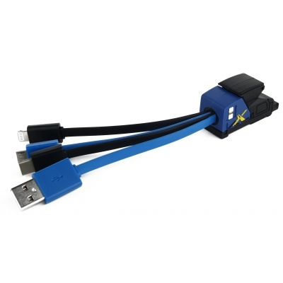 Personalized charging cable 3in1