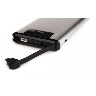 Power Bank with built-in cable micro USB/lightning 10000mAh