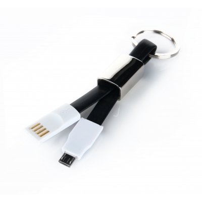 Data transfer cable and keyring