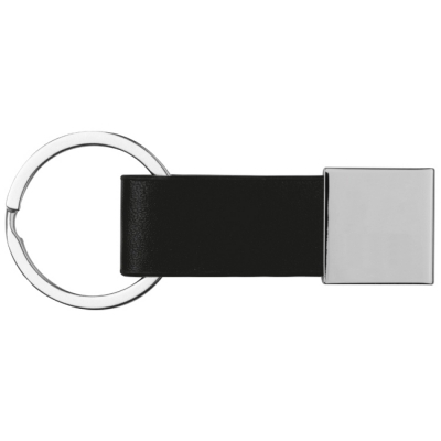 Keychain with imitation leather strap