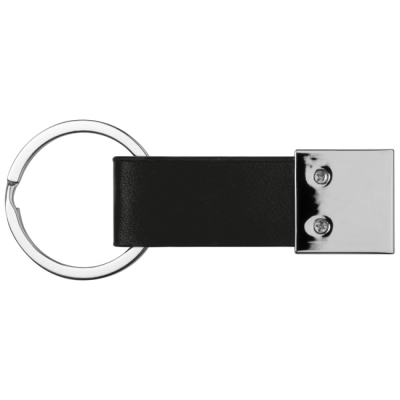 Keychain with imitation leather strap