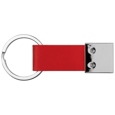 Keychain with imitation leather strap