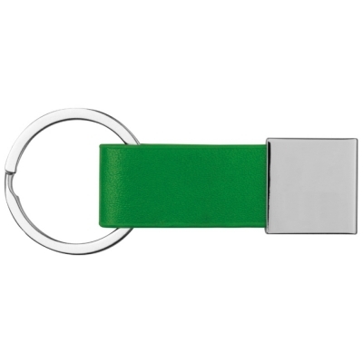 Keychain with imitation leather strap