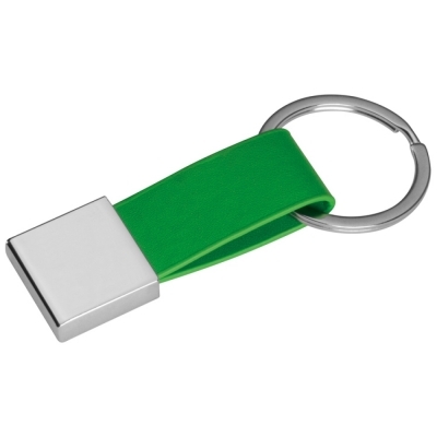 Keychain with imitation leather strap