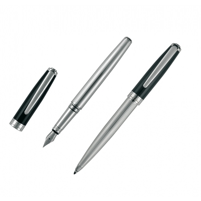 Writing set ballpoint pen & fountain pen CHRISTOPHE Pierre Cardin