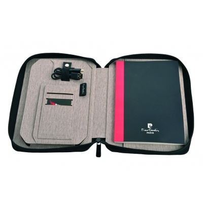 Folder A5 & power bank 4000 mAh SORBONNE Pierre Cardin