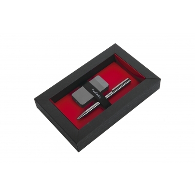Set electric lighter & ballpoint pen ELECTRIC SET Pierre Cardin