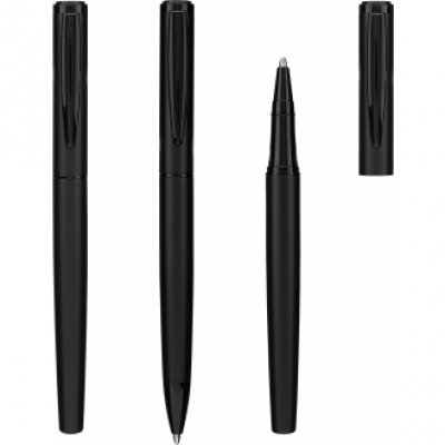 Writing set: ballpen and rollerball pen packed in white box