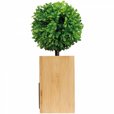Bamboo desk clock