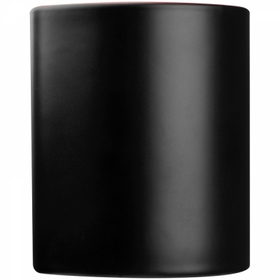 Black mug with colored inside