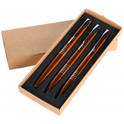 3-piece metal writing set