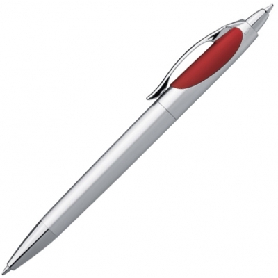 Plastic pen with double refill
