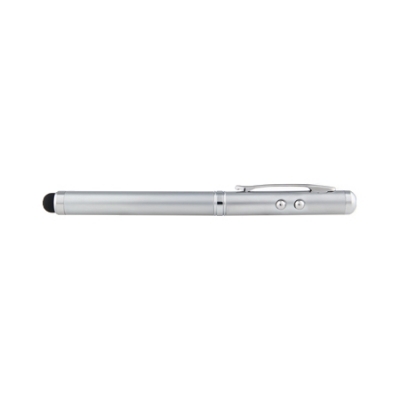 Laser pointer with LED, touch function and ball pen
