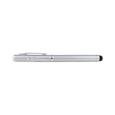 Laser pointer with LED, touch function and ball pen