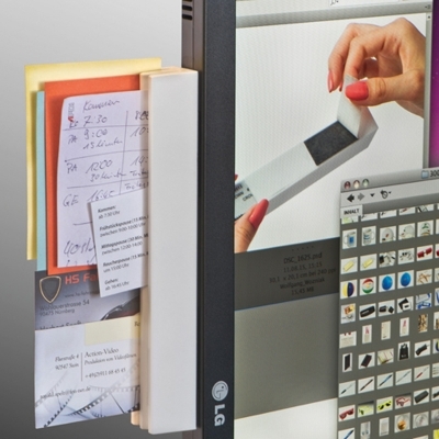 PC screen memo holder
