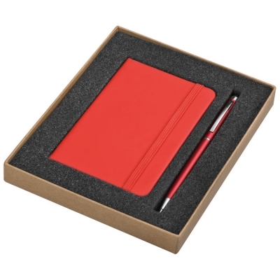Set of notebook and ball pen