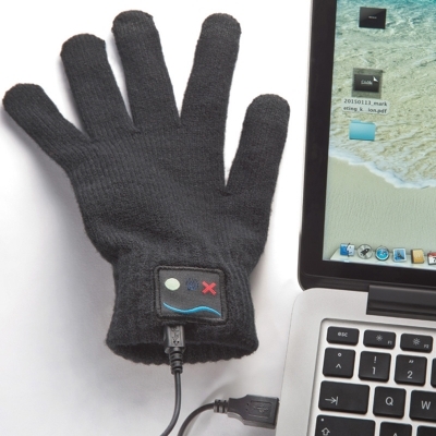 Touchscreen gloves with bluetooth