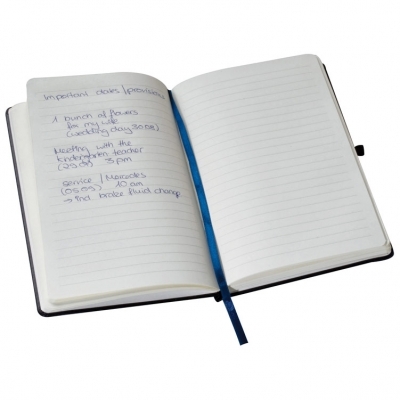 Black A5 notebook