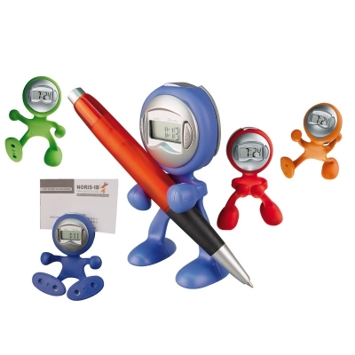Bendable clock man