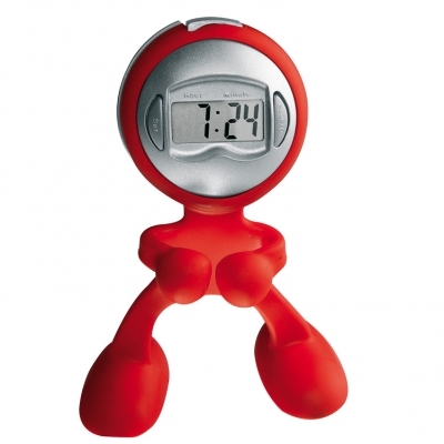 Bendable clock man