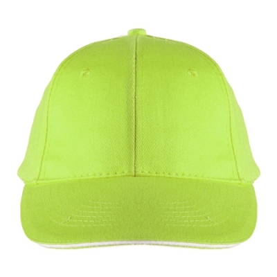 6-panel sandwich baseball cap