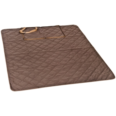 Picnic blanket including compartment